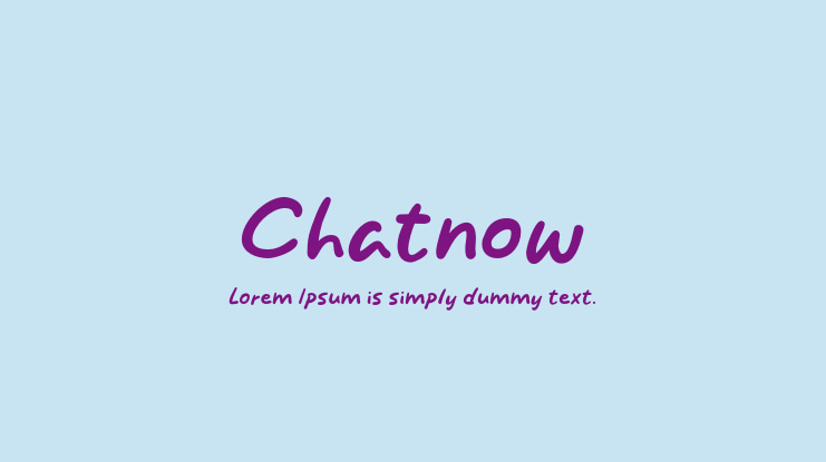 Chatnow Font