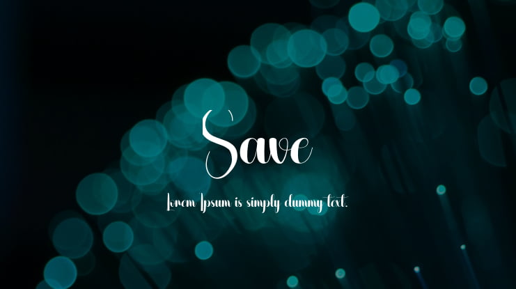 Save Font