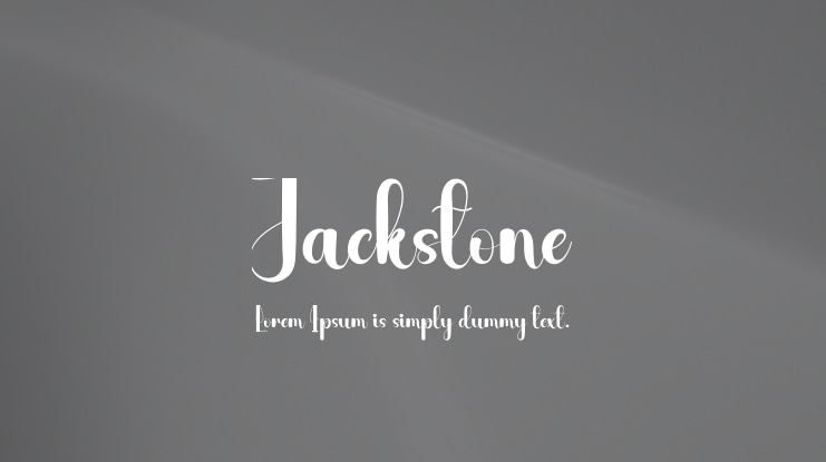 Jackstone Font