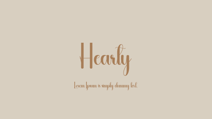 Hearty Font