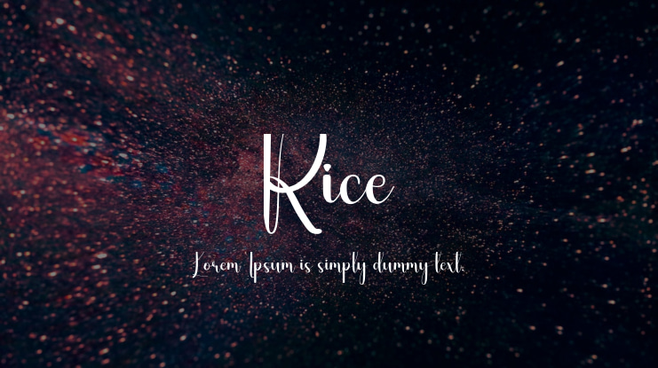 Rice Font