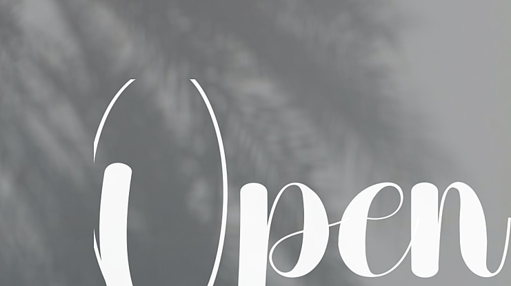 Open Font
