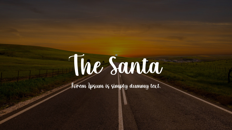 The Santa Font