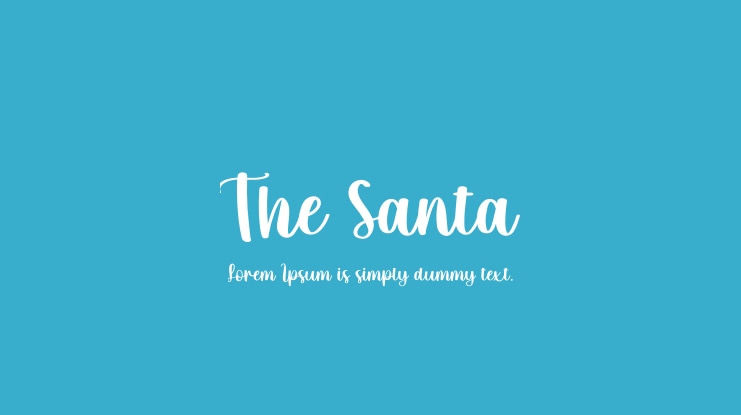 The Santa Font