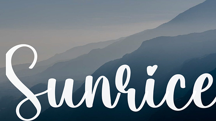 Sunrice Font
