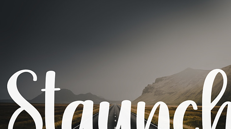 Staunch Font
