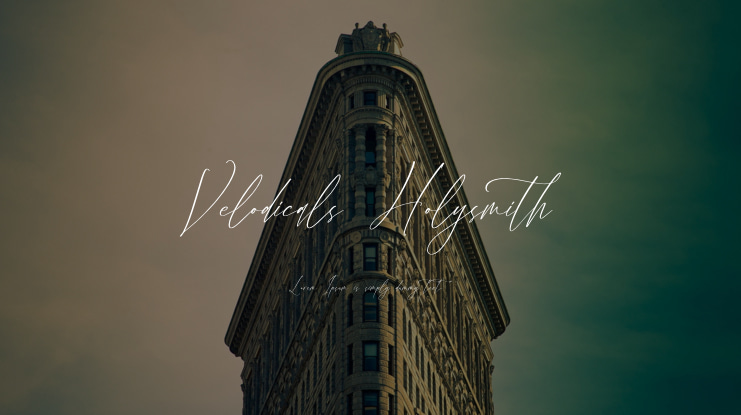 Velodicals Holysmith Font