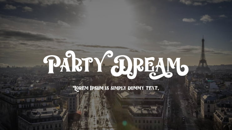 Party Dream Font