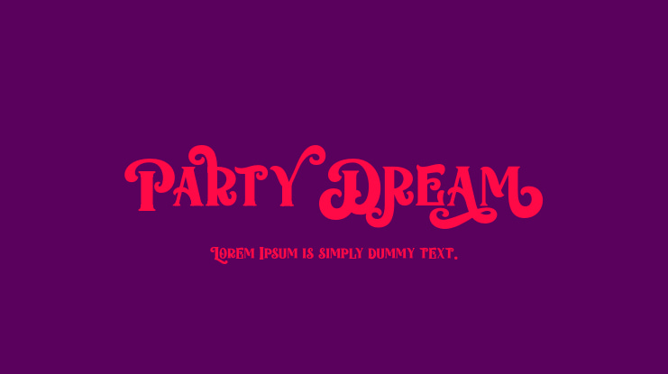Party Dream Font