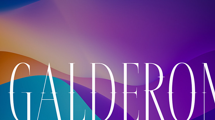 Galderon Font