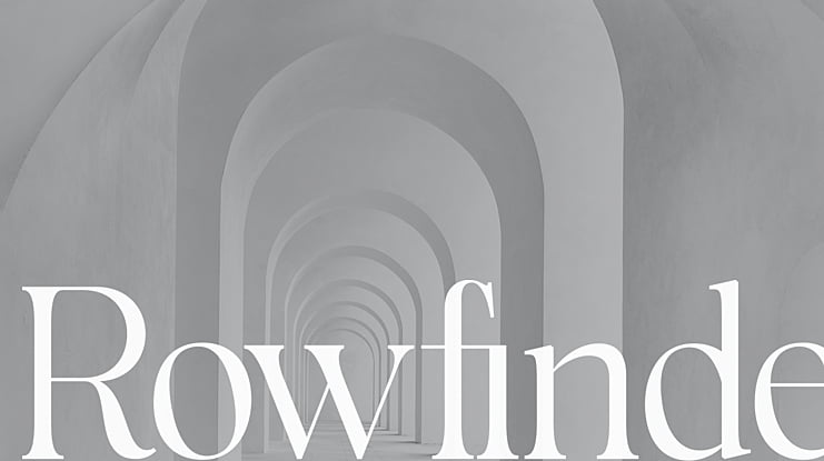 Rowfinde Font