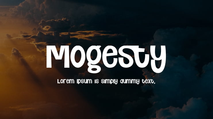 Mogesty Font