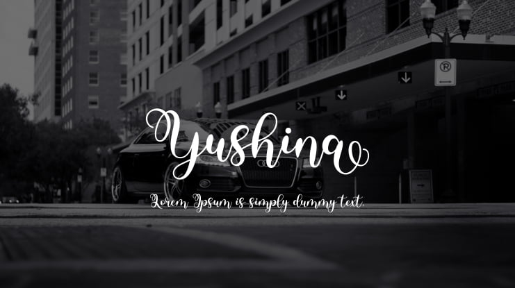 Yushina Font
