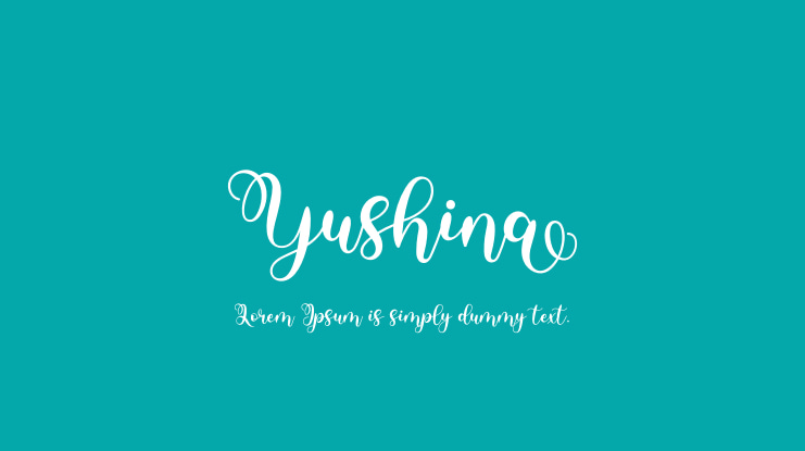 Yushina Font