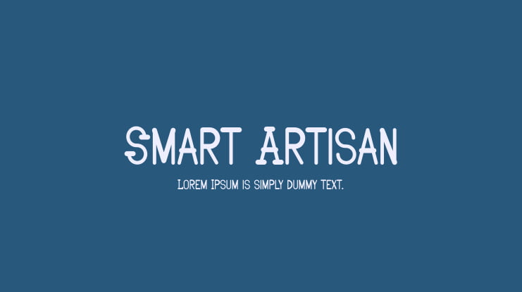 Smart Artisan Font
