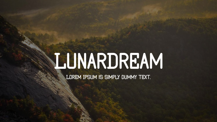 LunarDream Font