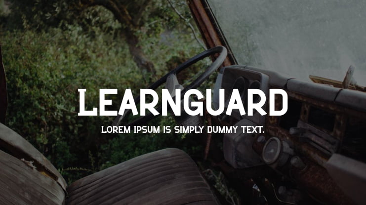 LearnGuard Font