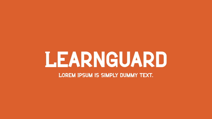 LearnGuard Font