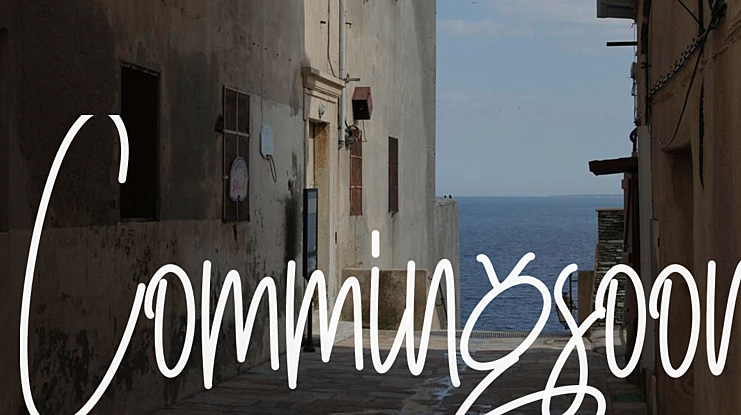 Commingsoon Font