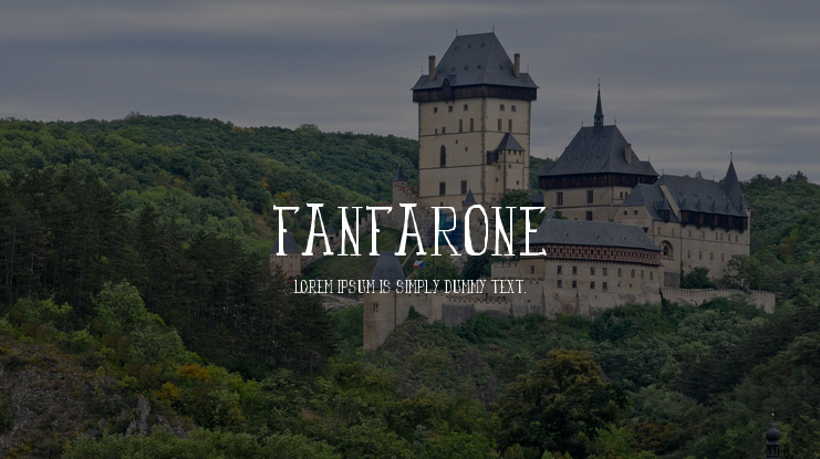 Fanfarone Font Family