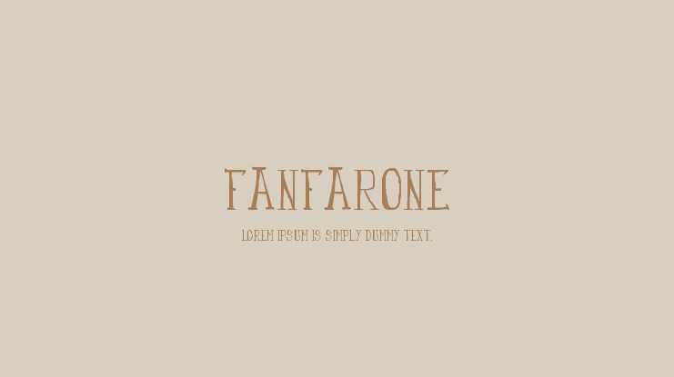 Fanfarone Font Family
