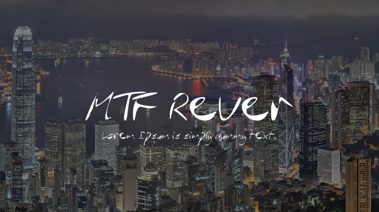MTF Rever Font