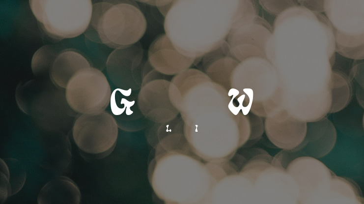 Glass Water free personasl use Font