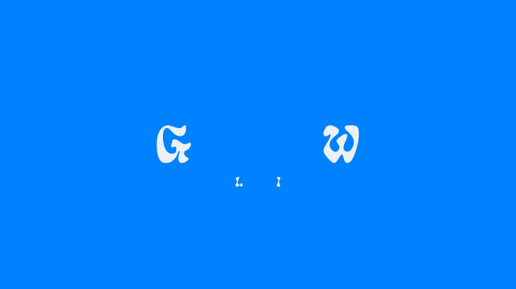 Glass Water free personasl use Font