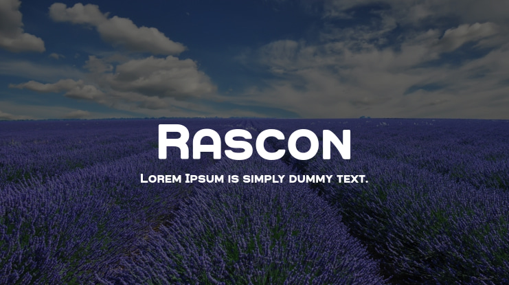 Rascon Font