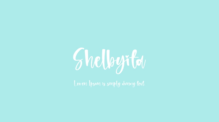 Shelbyita Font