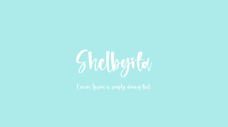 Shelbyita Font
