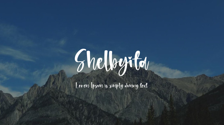 Shelbyita Font