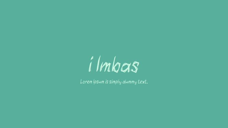 i Imbas Font
