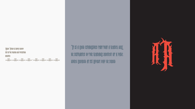 Horror Korpus Clean PERSONAL Font Family