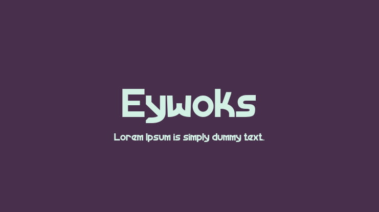 Eywoks Font
