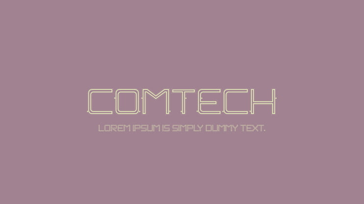 Comtech Font