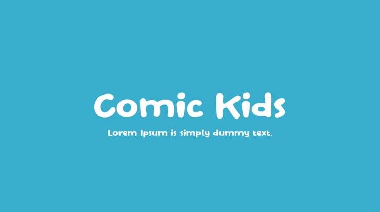 Comic Kids Font