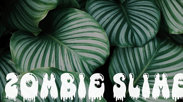 Zombie Slime Font