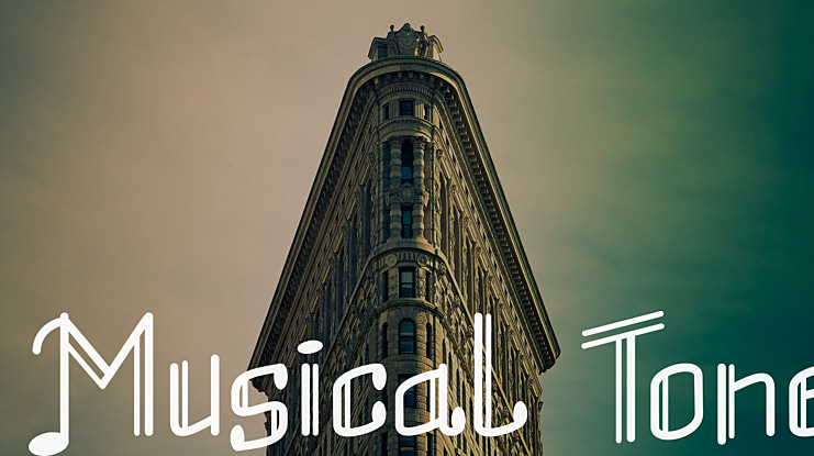 Musical Tone Font