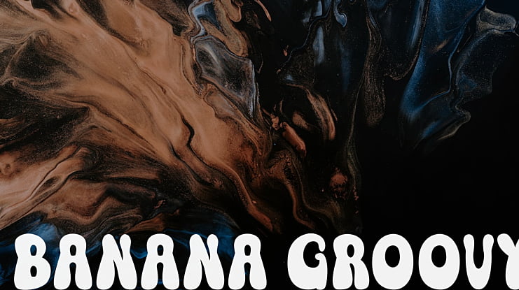 Banana Groovy Font