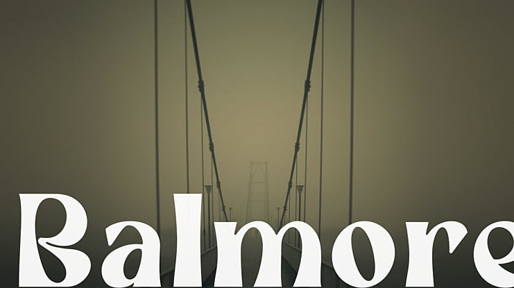 Balmore Font