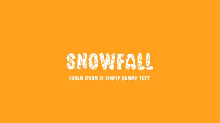 Snowfall Font