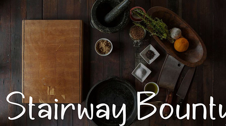 Stairway Bounty Font Family
