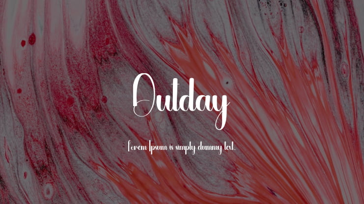 Outday Font