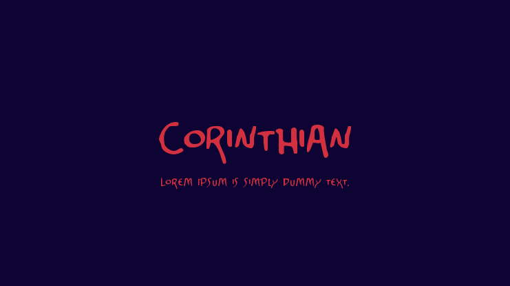 Corinthian Font