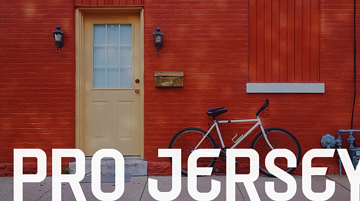 Pro Jersey Font Family
