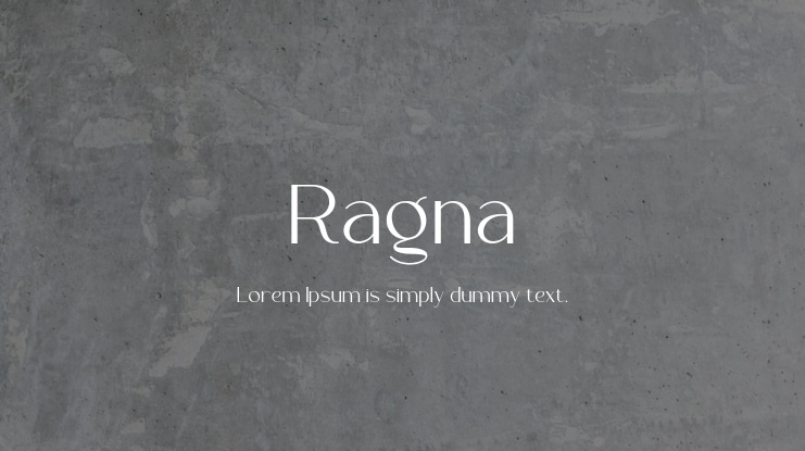 Ragna Font