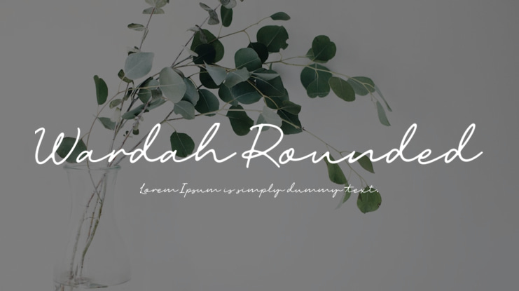 Wardah Rounded Font