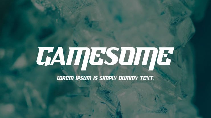 Gamesome Font