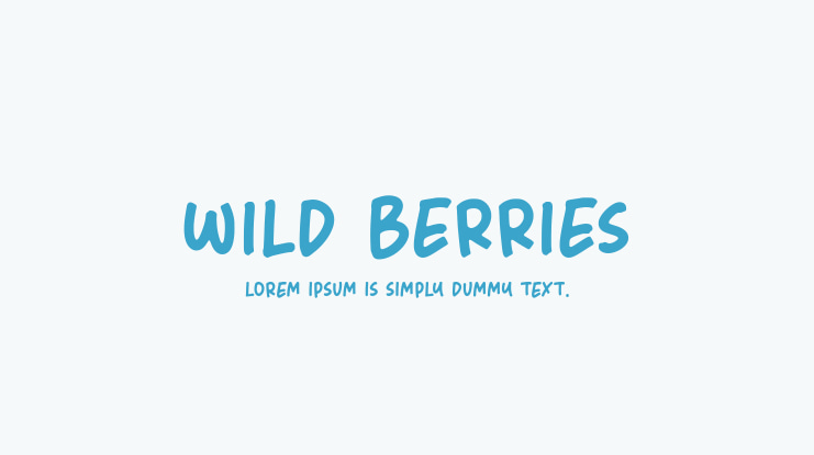 Wild Berries Font